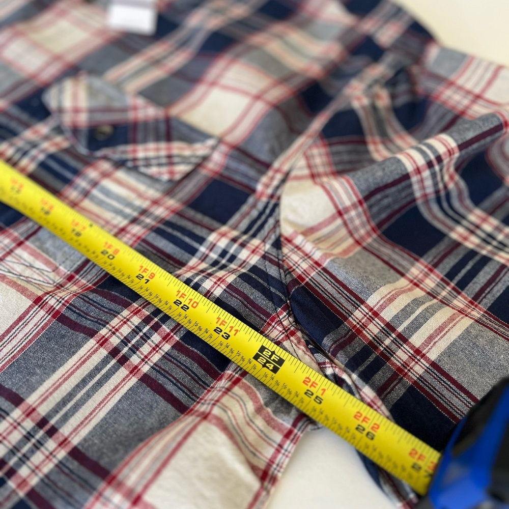 NWT Flag and Anthem Plaid Casual Button Down Shirt XXL - Picture 5 of 7